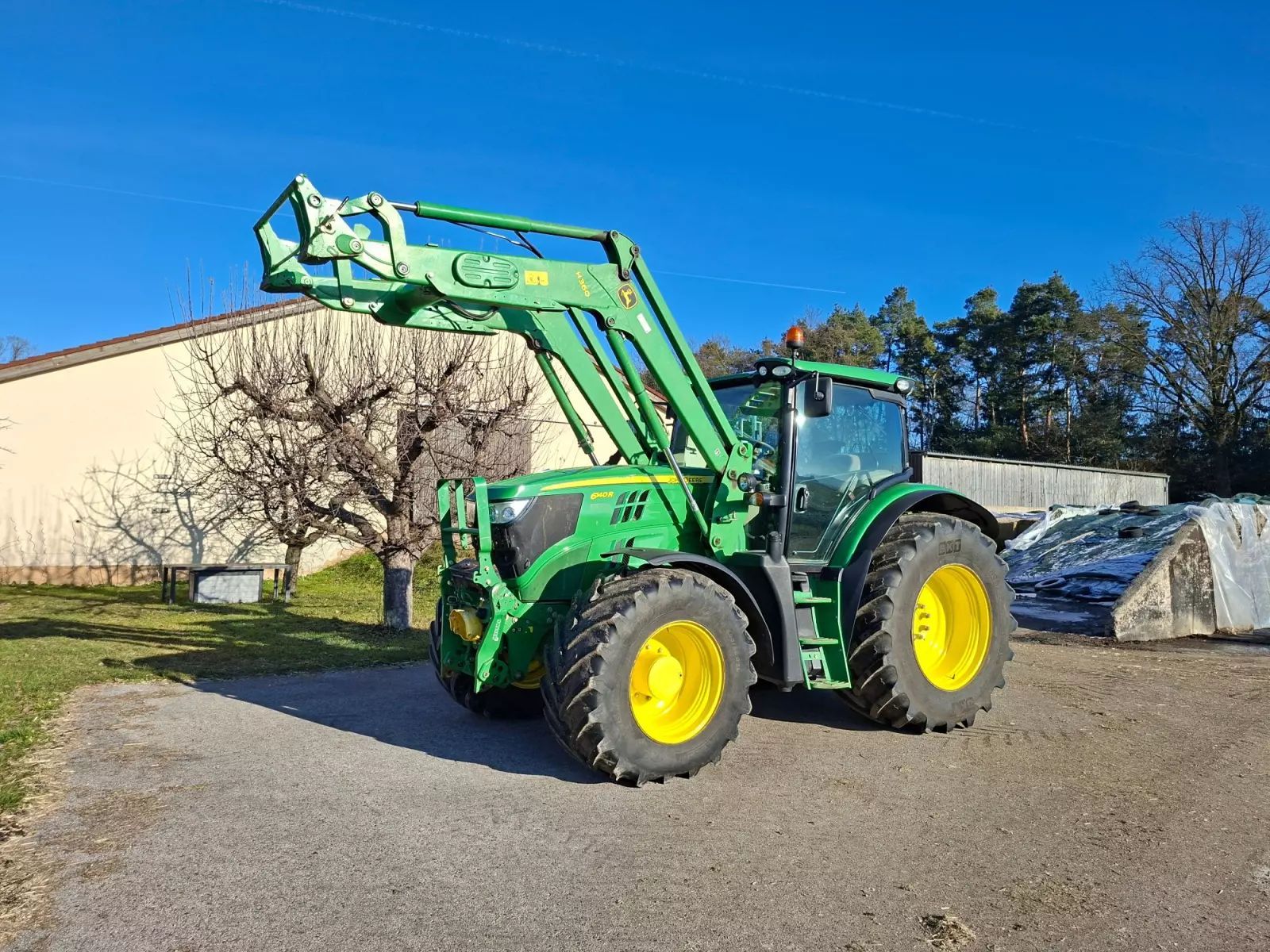 John Deere 6140 R Tractor €70,000