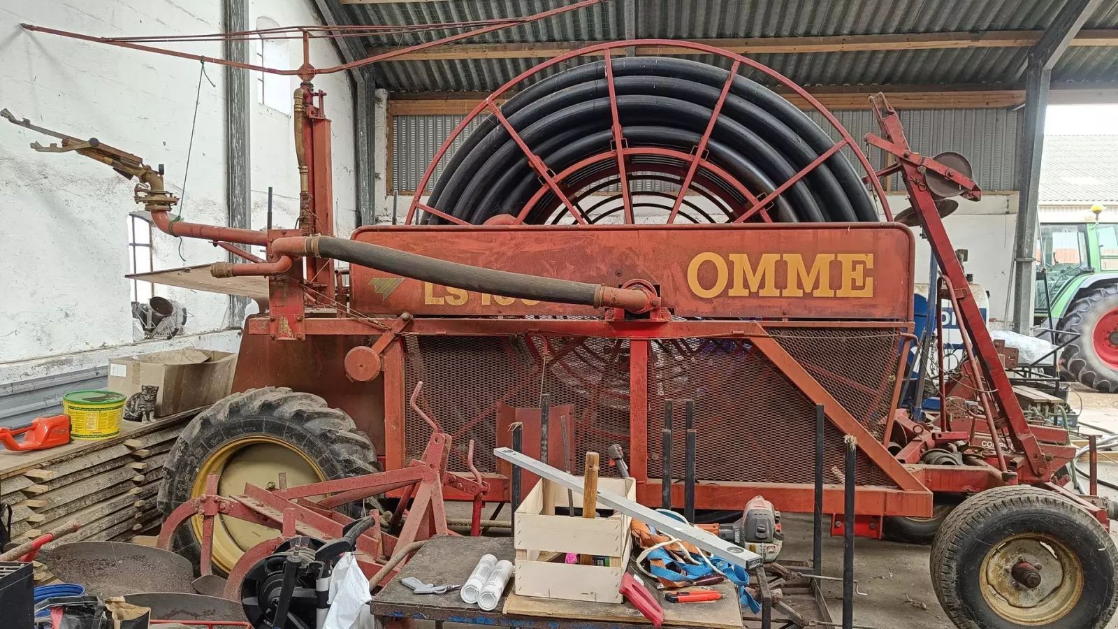 Omme ls100 100 mm og 300 meter. Riego