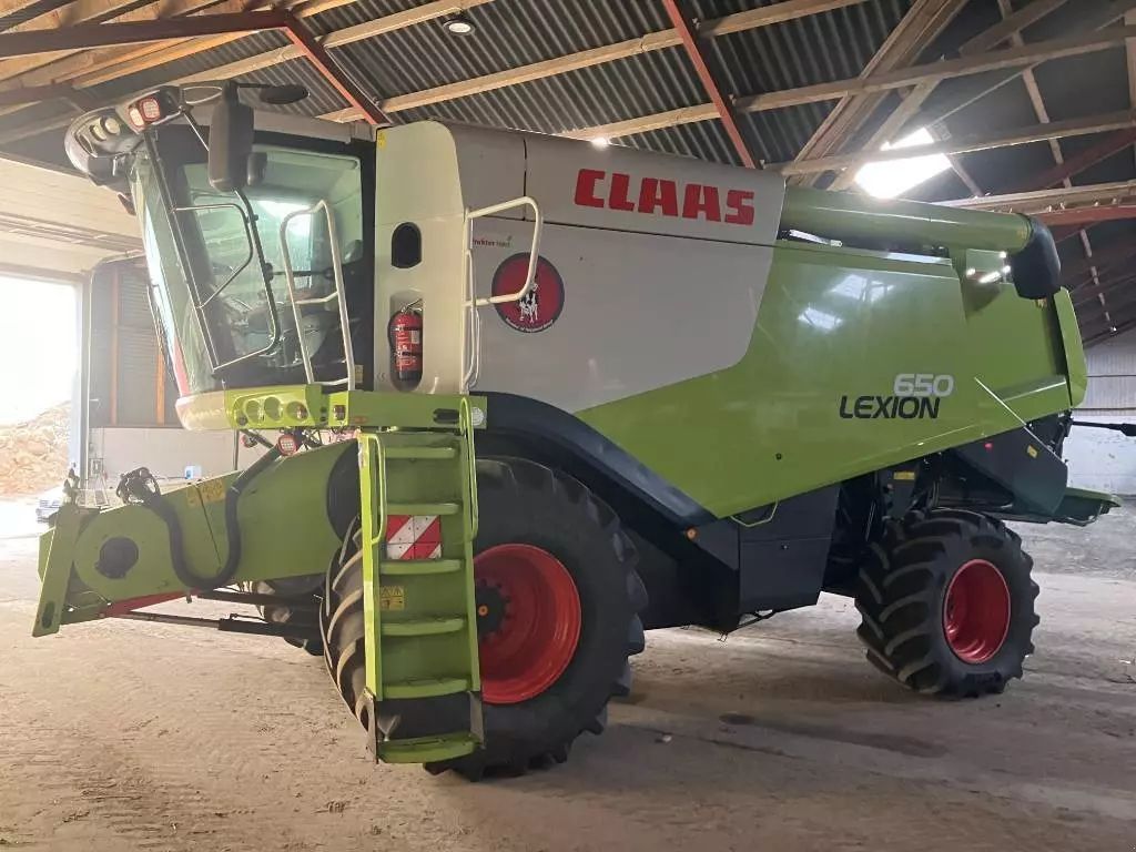 E-FARM: Claas Lexion 650 - Moissoneuse-batteuse - id CZZMPF2 - 147 433 € - Année: 2014 - Danemark