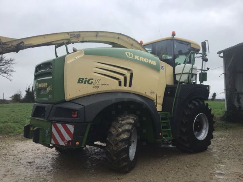 E-FARM: Krone BiG X 480 - Sieczkarnia samobieżna - id NZSKZA5 - 179 000 € - Rok produkcji: 2018 - Motogodziny: 1550,Francja