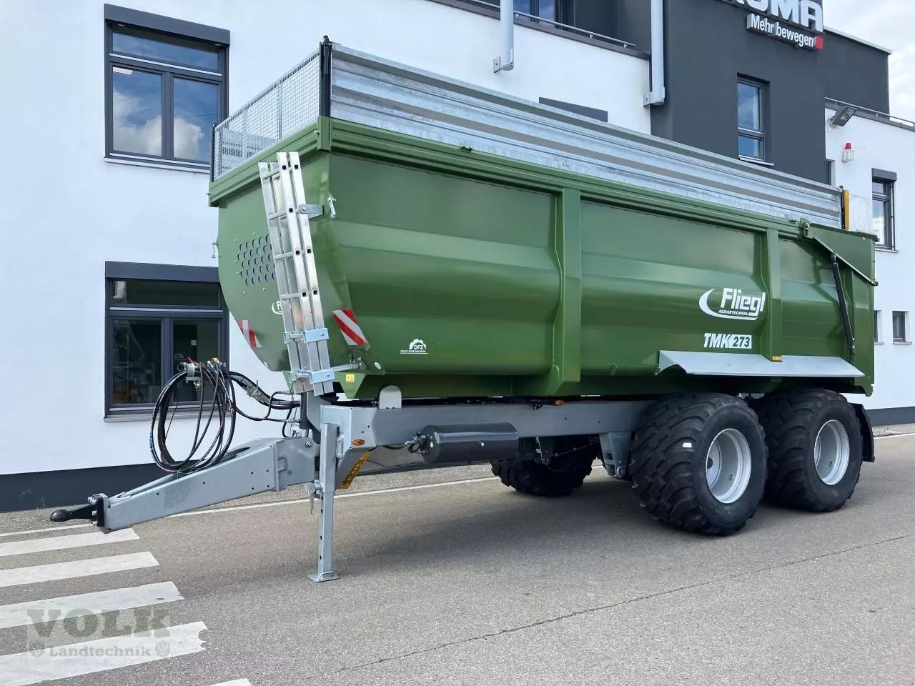 E-FARM: Fliegl tmk 273 fox muldenkipper - Basculantă - id XFWKZVP - 46.977 EUR - Anul: 2023 - Germania