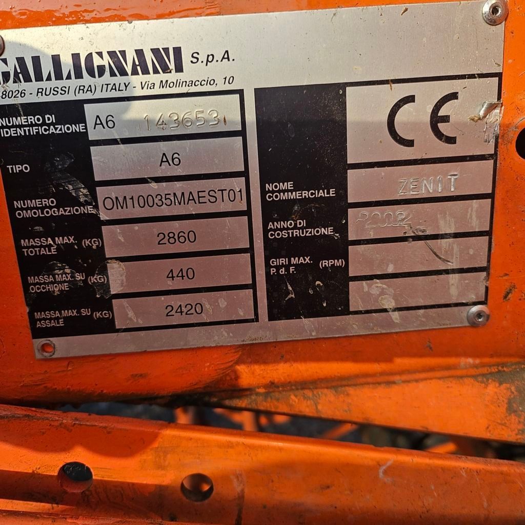 Gallignani zenith Presse à balles 9 000 €