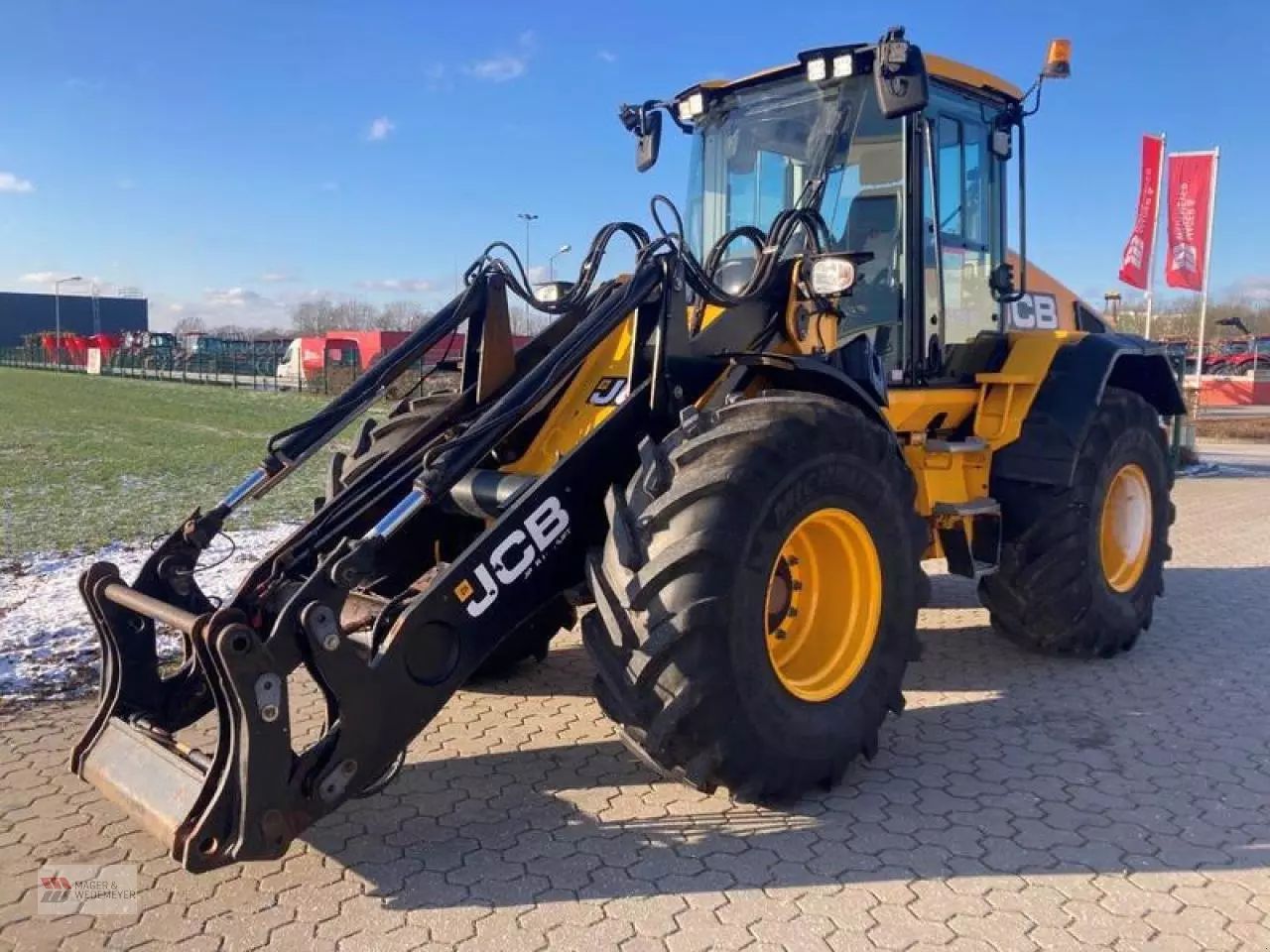 E-FARM: JCB 419s agri - Chargeuse sur pneus - id QRDCANH - 107 500 € - Année: 2018 - Lecture du nombre d'heure: 4 450,Puissance du moteur (chevaux): 184,Allemagne