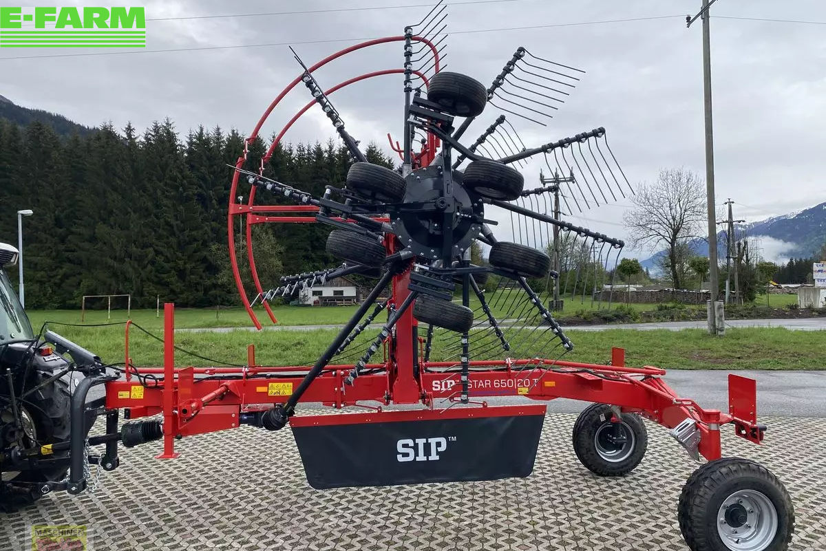 SIP star 650/20 t mittelschwader windrower €19,083