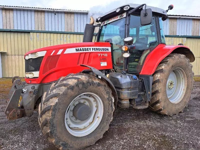 E-FARM: Massey Ferguson 7718 - Tractor - id X7JPAA4 - 50.000 EUR - Anul: 2017 - Citeste ore: 5.183,Muterea motorului: 180,Franța