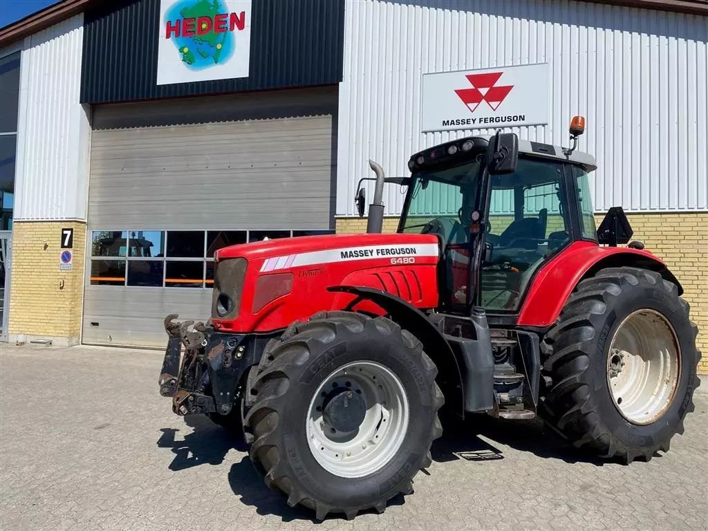 E-FARM: Massey Ferguson 6480 - Tractor - id Y7VRYPB - €35,532 - Year of construction: 2007 - Engine hours: 6,350,Engine power (HP): 157,Denmark