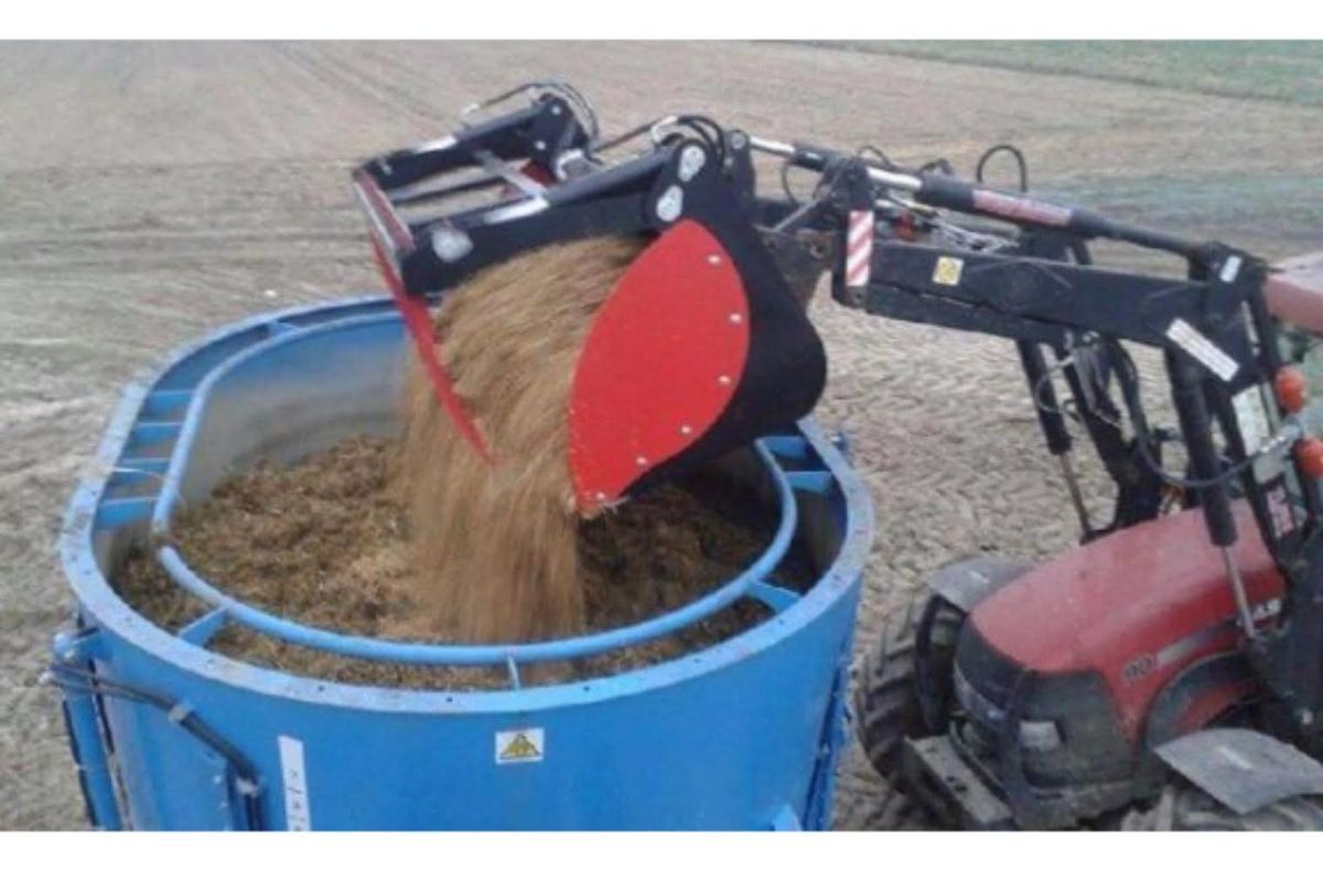E-FARM: agromet-lomza krokodilgebiss dunggabel / greifschaufel 2.00m - Anbaugerät - id PMCDXCJ - 1.800 € - Polen