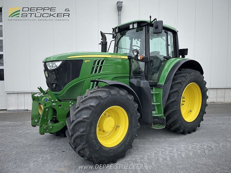 E-FARM: John Deere 6170 M - Tracteur - id 9DE9HBN - 72 400 € - Année: 2015 - Lecture du nombre d'heure: 4 195,Puissance du moteur (chevaux): 170,Allemagne