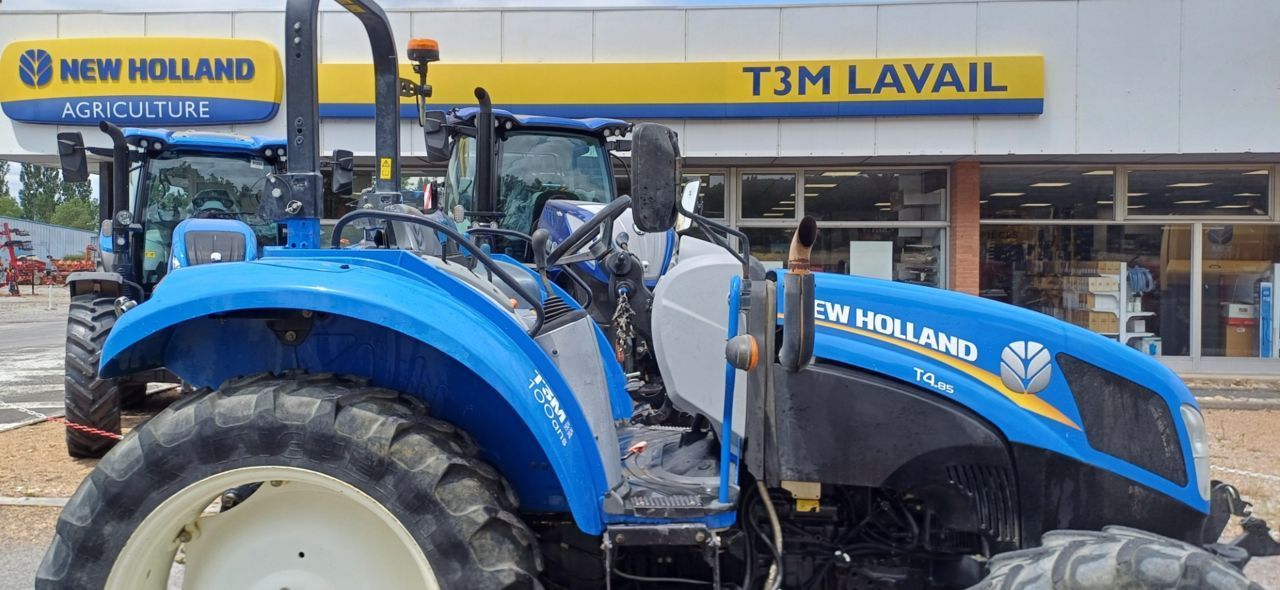 E-FARM: New Holland T4.85 - Tracteur - id AYVERES - 23 500 € - Année: 2014 - Lecture du nombre d'heure: 4 505,Puissance du moteur (chevaux): 85,France