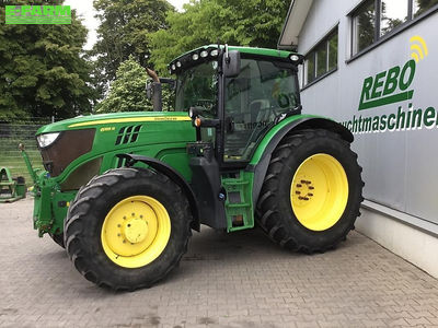 E-FARM: John Deere 6155 R - Τρακτέρ - id 3ABCRSS - 65.960 € - Χρονία: 2015 - Μετρητής ωρών: 7.076,Ισχύς κινητήρα: 160,Γερμανία