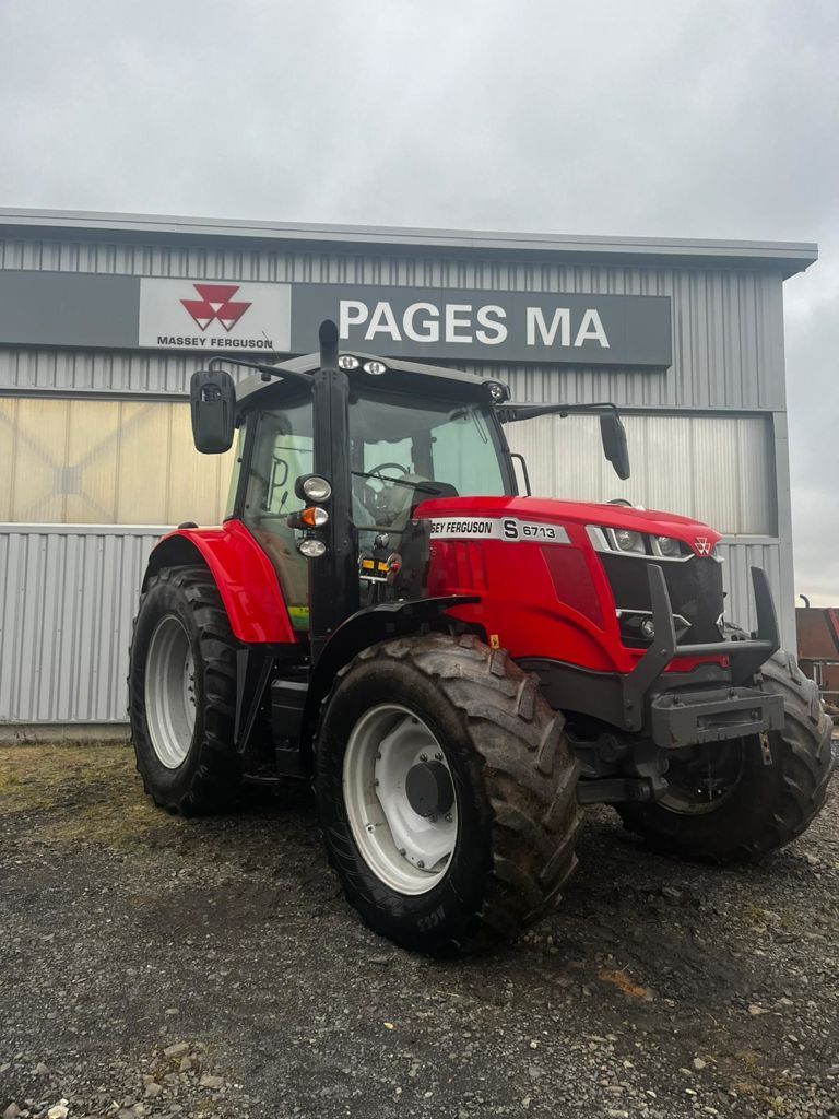 E-FARM: Massey Ferguson 6713 - Tracteur - id BCQDC9S - Année: 2019 - Lecture du nombre d'heure: 3 700,Puissance du moteur (chevaux): 130,France