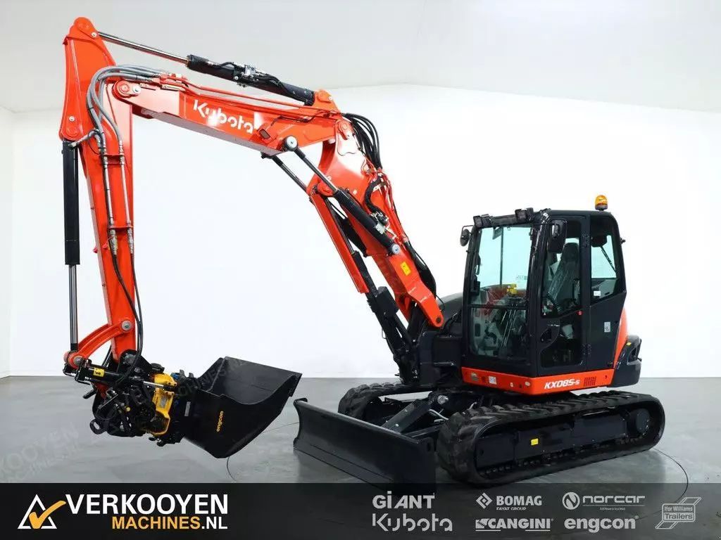 Kubota kx085-5 2pc + engcon ec209 s45 Mini excavator