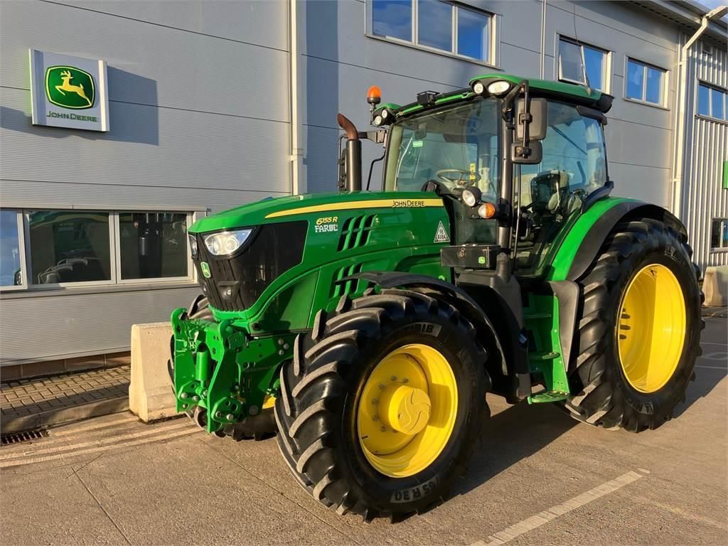 E-FARM: John Deere 6155 R - Trattore - id TKKCJMX - 100.890 € - Anno di costruzione: 2019 - Ore: 1.755,Potenza del motore: 155,Regno Unito