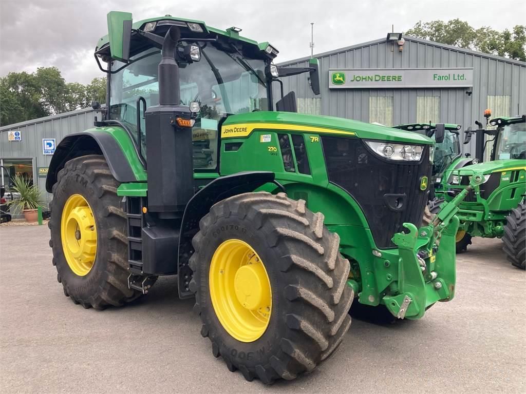 E-FARM: John Deere 7R 270 - Tracteur - id 7MP5UMU - 208 342 € - Année: 2022 - Lecture du nombre d'heure: 1 190,Puissance du moteur (chevaux): 270,Royaume-Uni