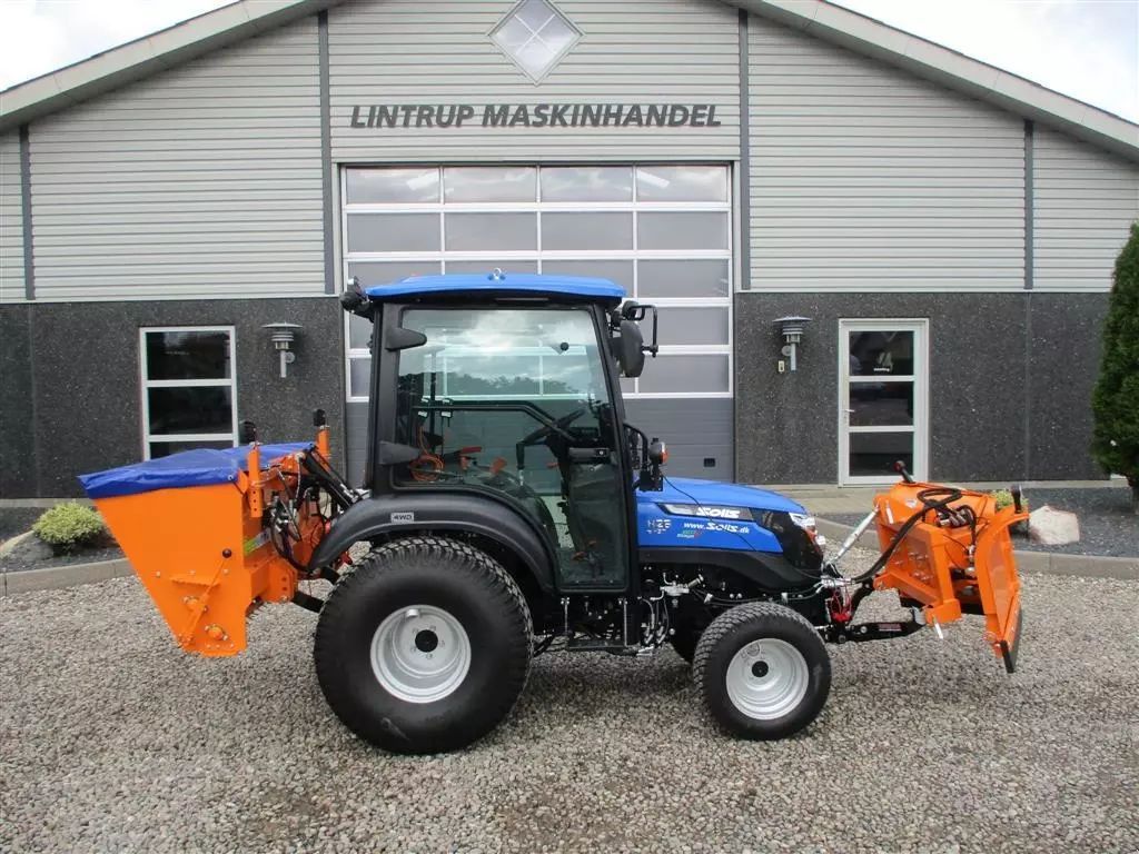 Solis 26 hst snow edition med frontlift, vario shl150 sneplov og ssp140 saltudlægger Трактор 26 288 €