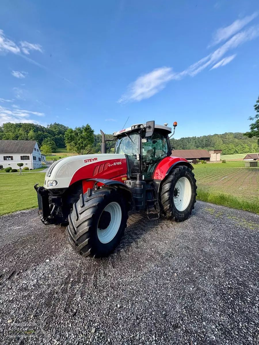 E-FARM: Steyr CVT 6165 - Tractor - id WQWA2G7 - €79,558 - Year of construction: 2012 - Engine hours: 4,450,Engine power (HP): 167,Austria
