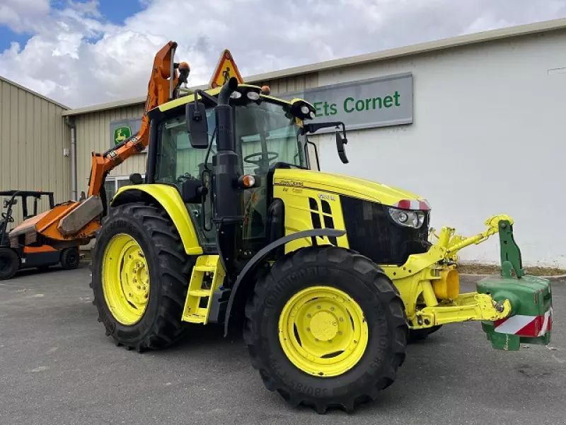 E-FARM: John Deere 6100 M - Trattore - id DTGVLPQ - 91.000 € - Anno di costruzione: 2021 - Ore: 4.662,Potenza del motore: 100,Francia