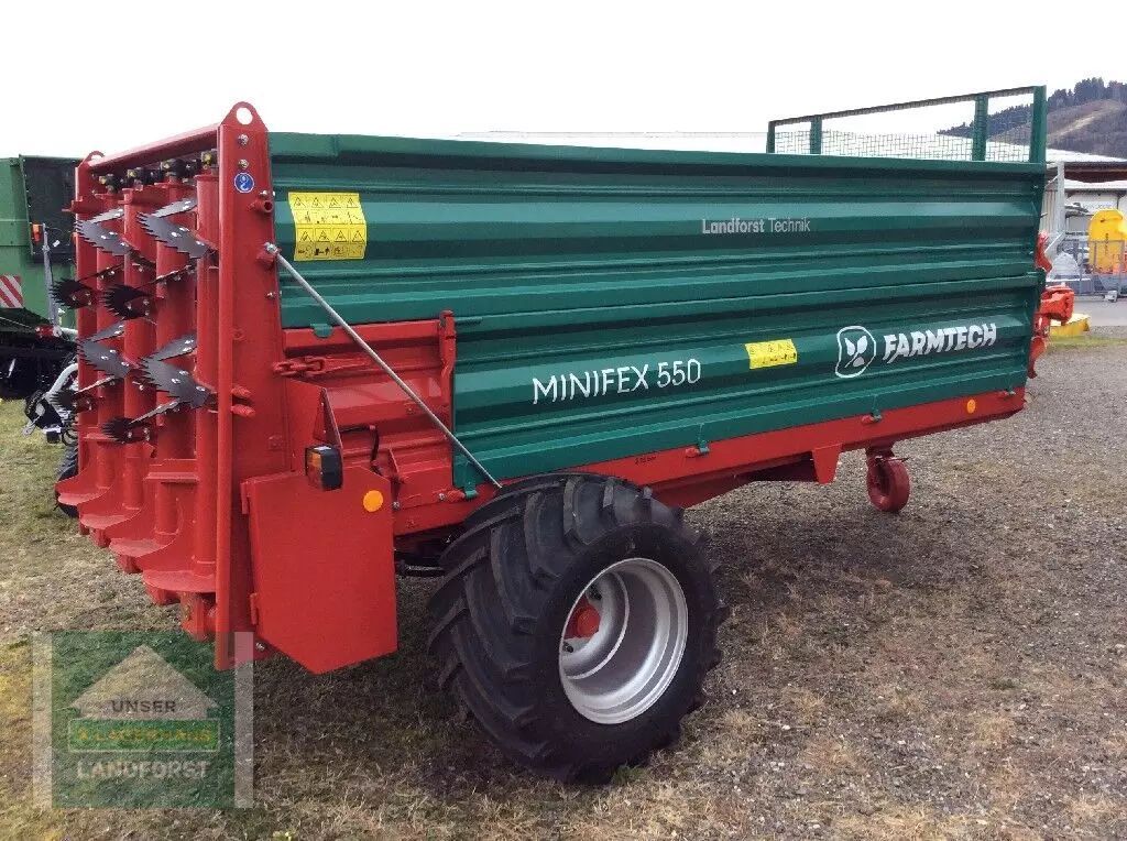 E-FARM: Farmtech minifex 550 - Manure and compost spreader - id QHM4HFZ - €16,583 - Year of construction: 2023 - Austria