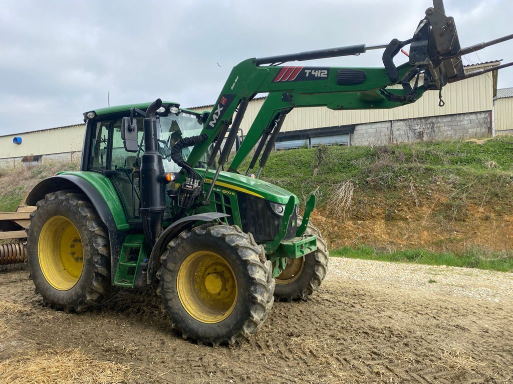 E-FARM: John Deere 6100 M - Tractor - id YWNB8F3 - 72.000 EUR - Anul: 2021 - Citeste ore: 2.500,Muterea motorului: 100,Franța