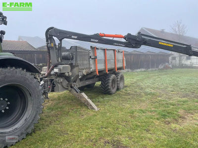 E-FARM: BMF bmf 14 pm + 905 kran - Forestry trailer - id WNXIGKI - Year of construction: 2024 - Germany