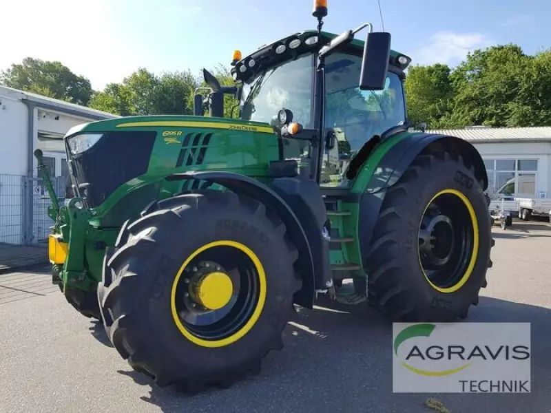 E-FARM: John Deere 6195 R - Tracteur - id QSNL2XQ - 72 500 € - Année: 2016 - Lecture du nombre d'heure: 6 982,Puissance du moteur (chevaux): 194,Allemagne