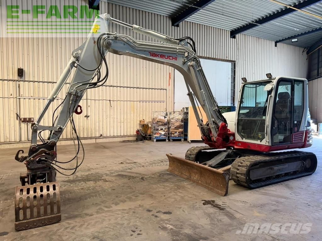 Takeuchi tb290 *3075h* + sorteergrijper / sorting grab + 6 Minigraver 44.950 €