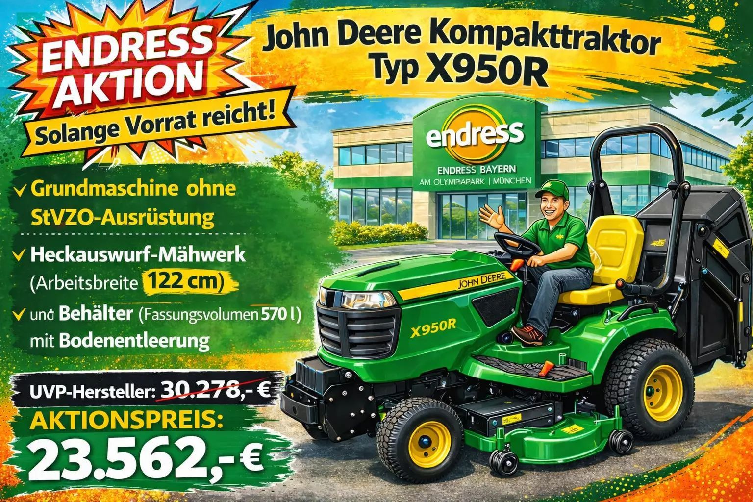 John Deere X950R Τρακτέρ 19.800 €