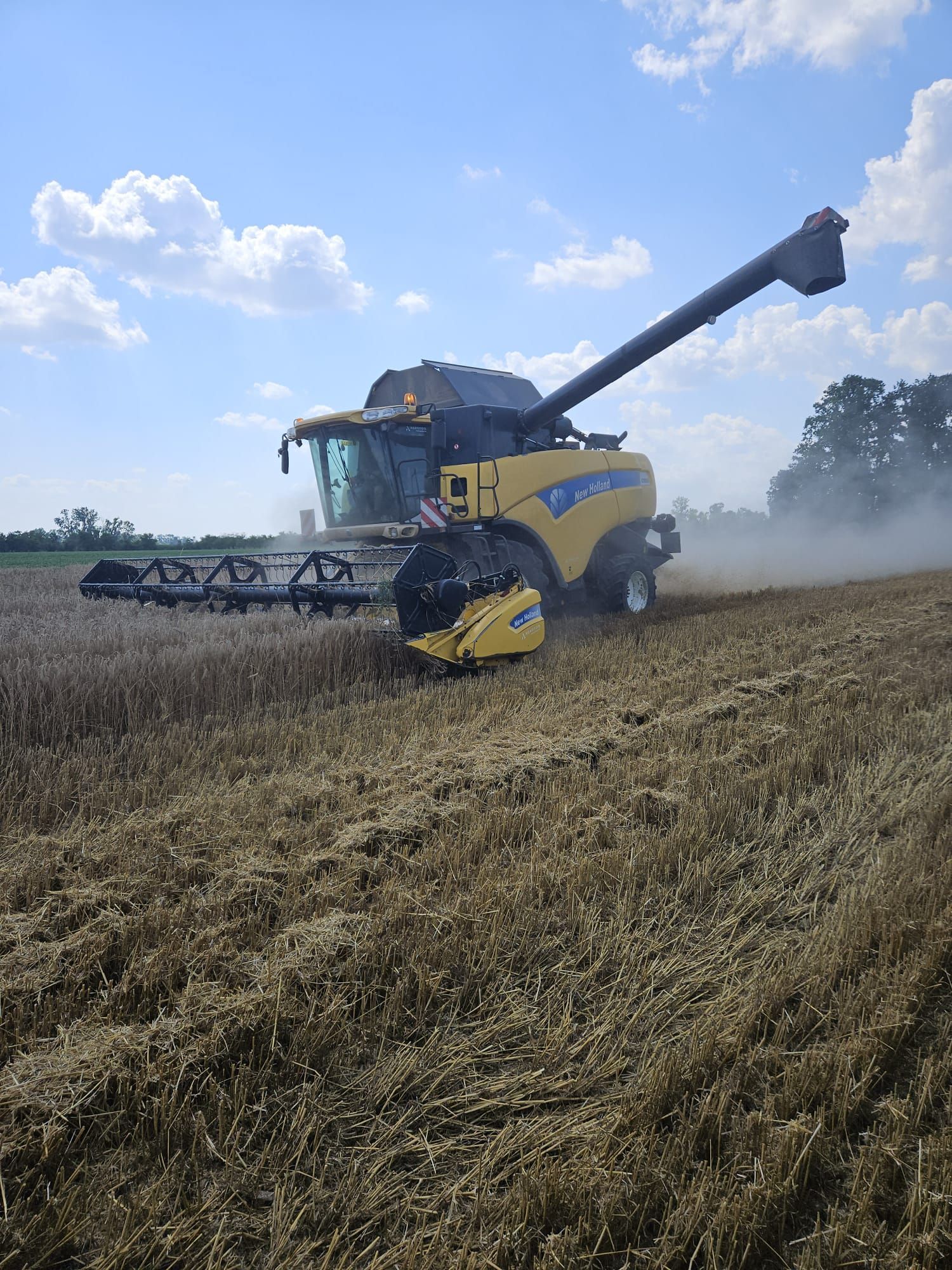 E-FARM: New Holland CX 860 N - Kombajn zbożowy - id ZUMMQ1T - 77 000 € - Rok produkcji: 2005 - Motogodziny: 4655,Moc silnika: 355,Chorwacja