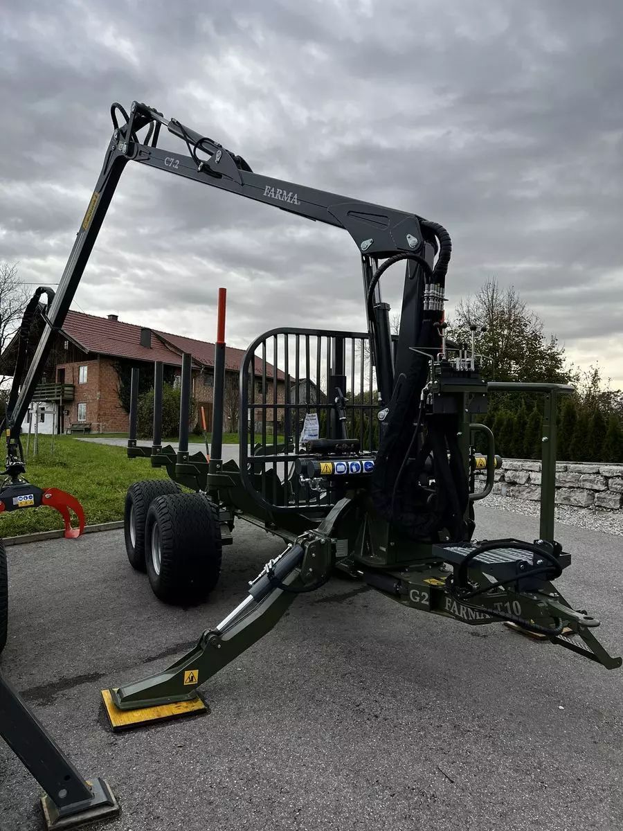 Farma t10 g2 mit c 7,2m g2 kran Przyczepa leśna 25 833 €