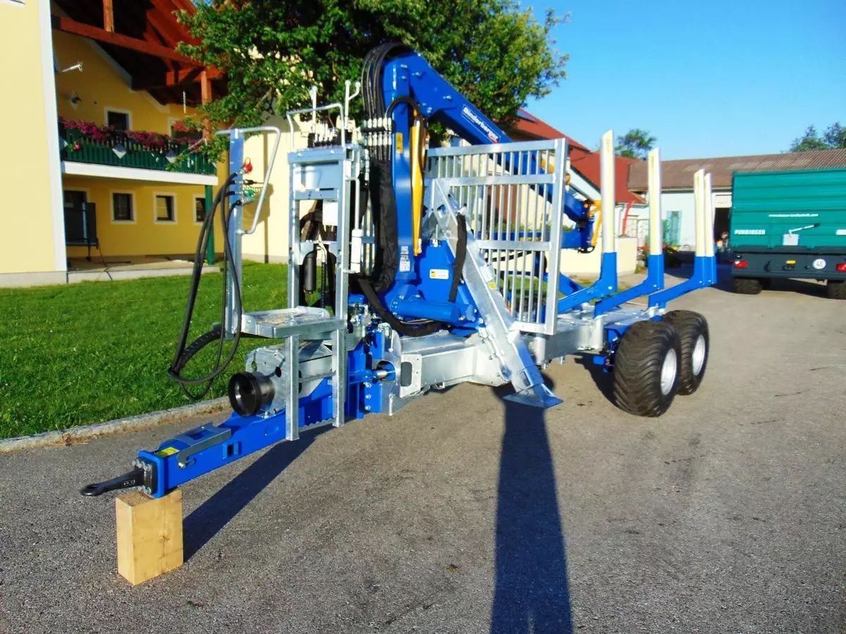 E-FARM: Binderberger rückewagen rw8 eco mit bk4070 eco - Forestry trailer - id 1FNSR8Y - €27,417 - Year of construction: 2023 - Austria