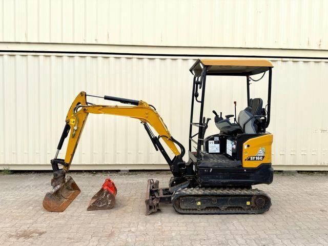 Sany sy16/ 2022 bj / 805 h / 2 x löffel Mini kotrógép 11 900 EUR
