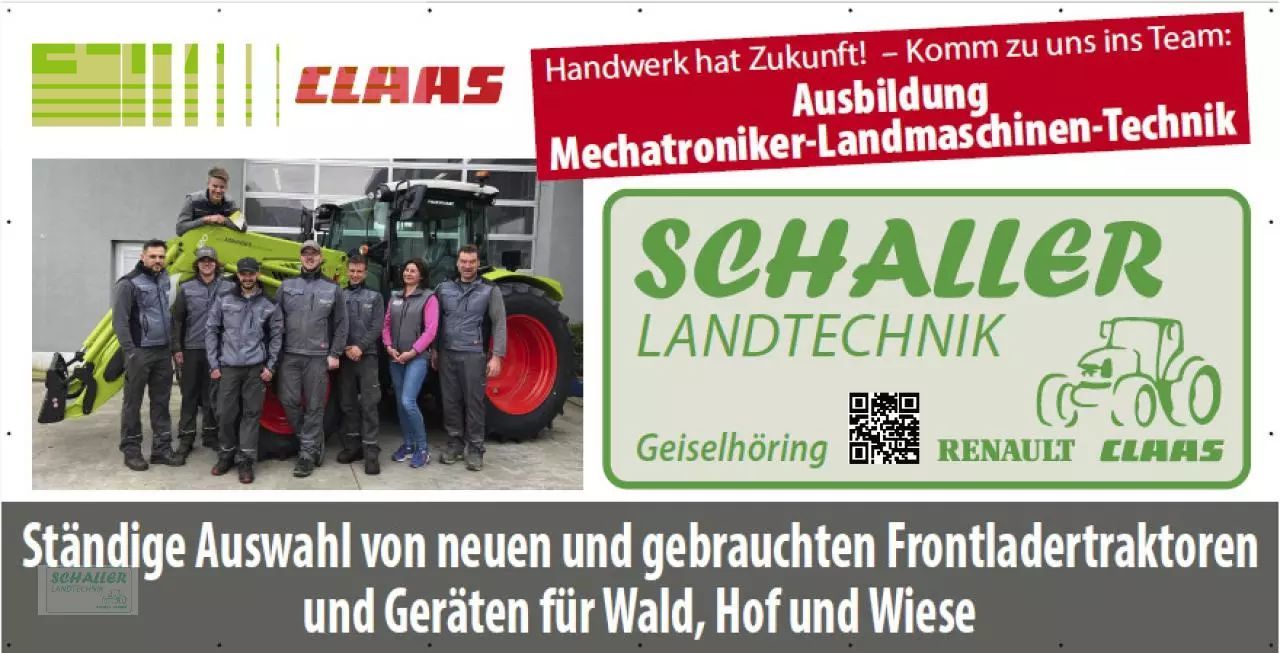Claas axos 3.105 vorführmaschine mit fhz und druckluft Tractor €64,950