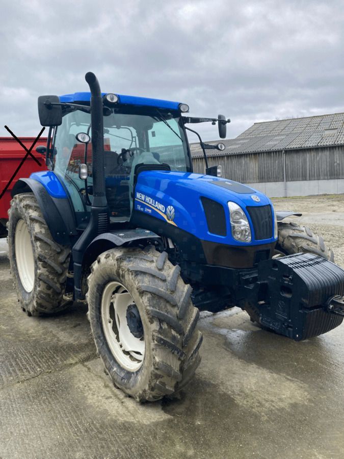 E-FARM: New Holland T6.155 - Tracteur - id IPQXTFA - 48 000 € - Année: 2013 - Lecture du nombre d'heure: 4 800,Puissance du moteur (chevaux): 126,France