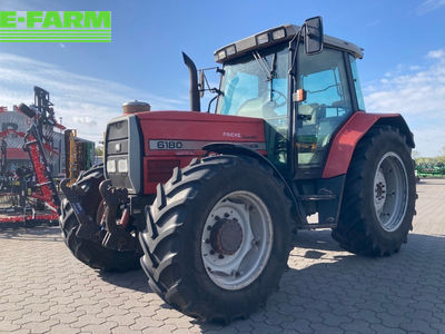 E-FARM: Massey Ferguson 6180 - Traktor - id AI9UQWG - 22.900 € - Baujahr: 1997 - Motorleistung (PS): 121