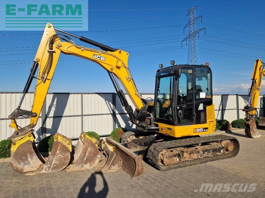 JCB 85z-2 * a/c * 2020r. * 4x buckets * Minibagger 39.528 €