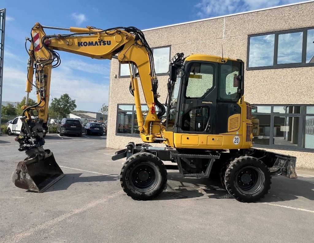 KOMATSU pw98mr-10 Τροχοφόρος εκσκαφέας