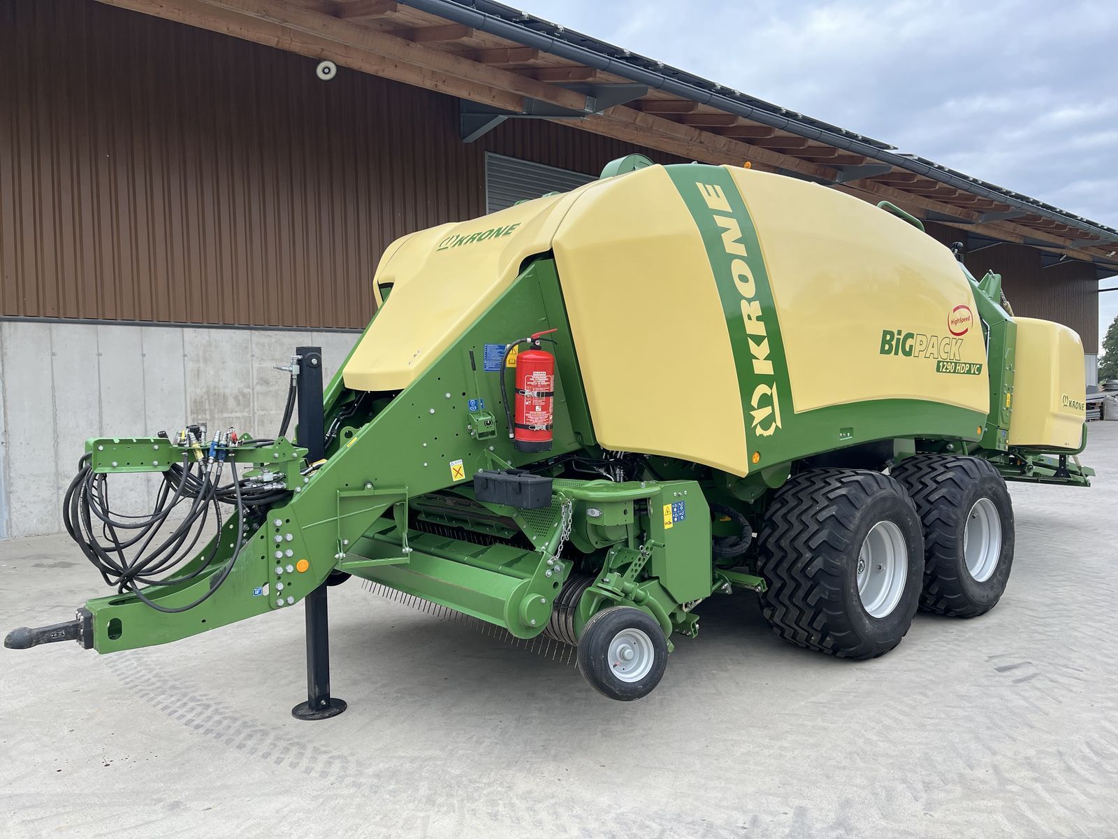 Krone bigpack 1290 hdp vc 51 messer Baler €143,500