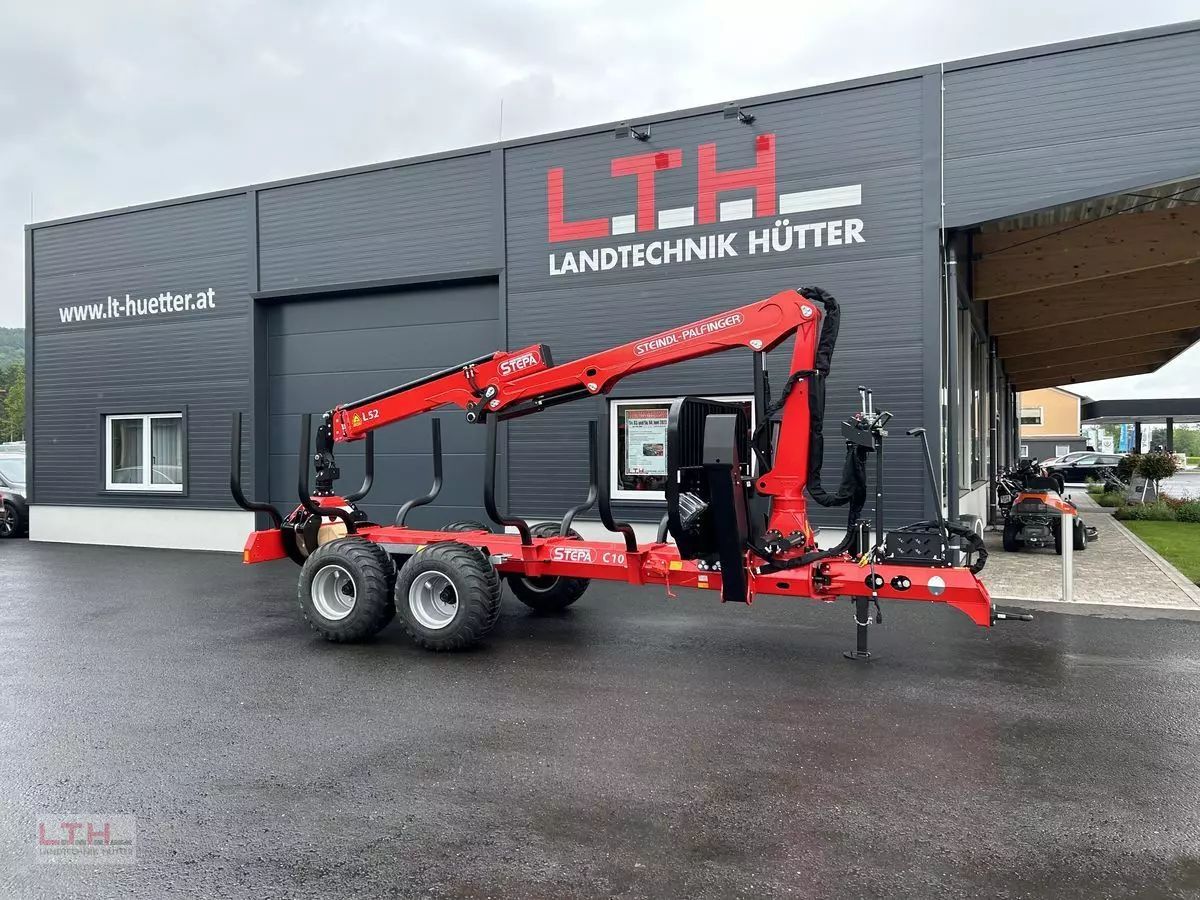 STEPA stepa c10 ak mit fl 5285 forstkran Forestry trailer €36,600