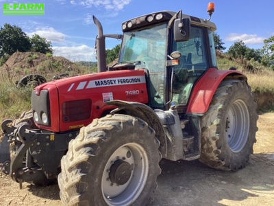 E-FARM: Massey Ferguson 7480 - Traktor - id ZESWDQF - 30.000 € - Baujahr: 2006 - Abgelesene Motorstunden: 8.500,Motorleistung (PS): 150,Frankreich