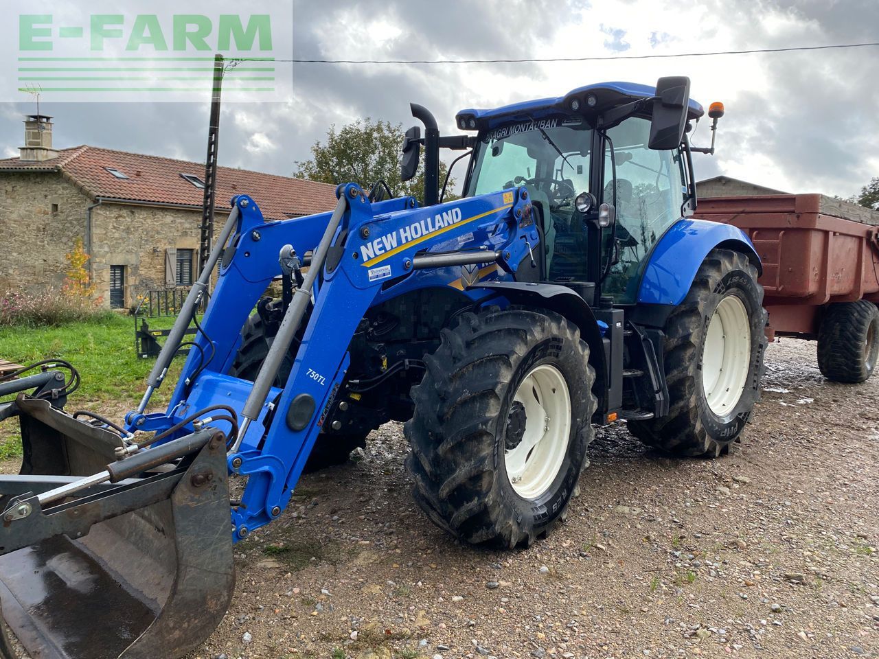 E-FARM: New Holland T6.165 - Tractor - id ZTPYLIQ - €102,000 - Year of construction: 2022 - Engine hours: 1,600,Engine power (HP): 145,France