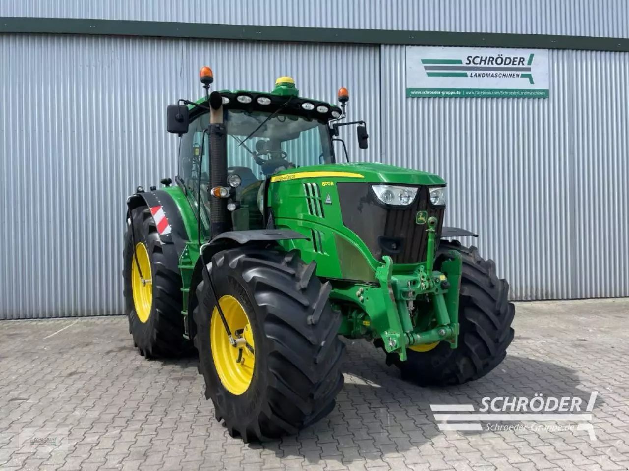 E-FARM: John Deere 6170 R - Tractor - id QVUKHWS - 61.885 € - Año: 2012 - Horas: 7024,Potencia del motor: 170,Alemania