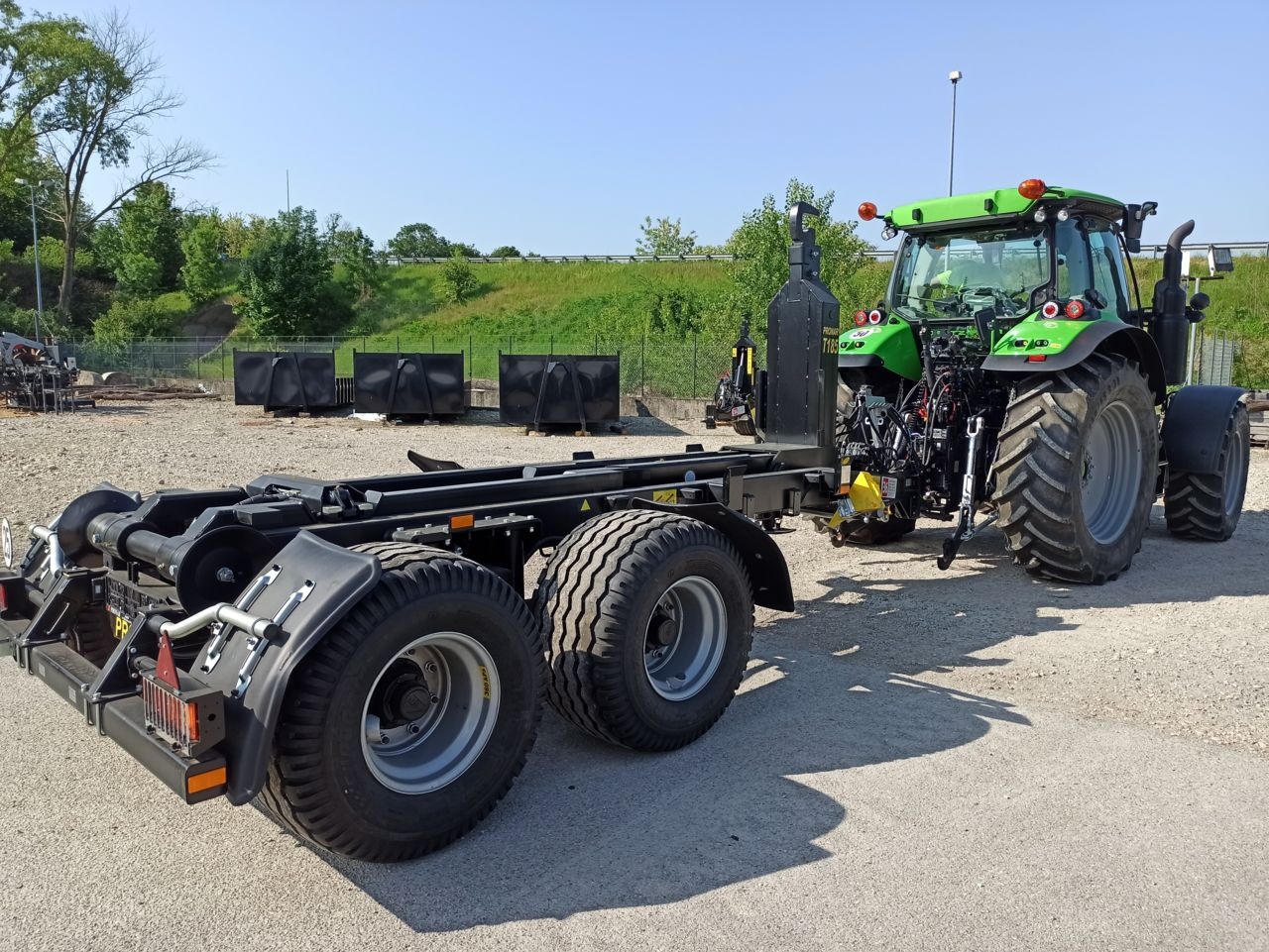 Pronar remorque ampliroll porte caisson t185 homologué dreal garantie 3 ans tipper €20,900