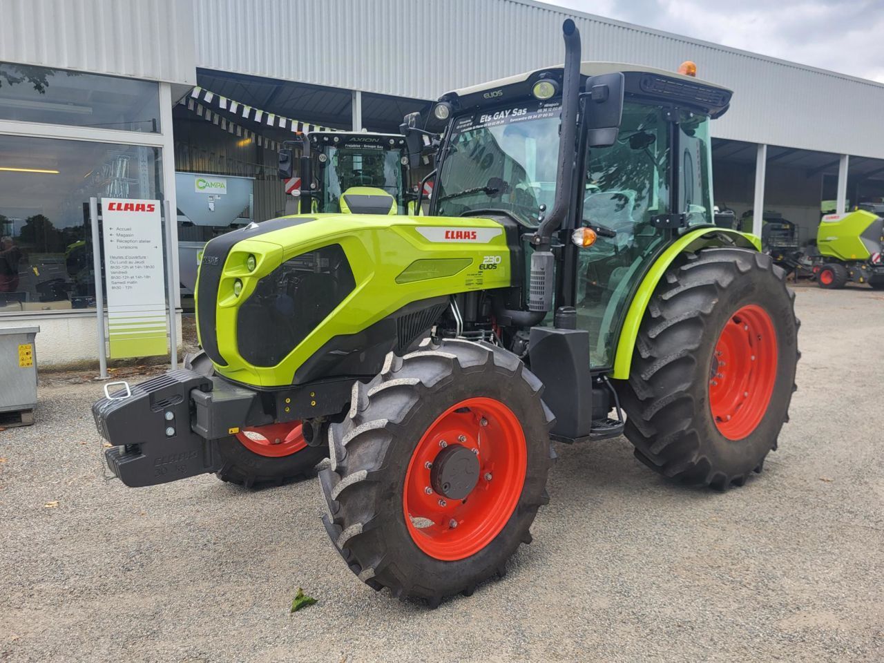 E-FARM: Claas Elios 230 - Traktor - id IZFA8UR - Baujahr: 2024 - Abgelesene Motorstunden: 85,Motorleistung (PS): 90,Frankreich