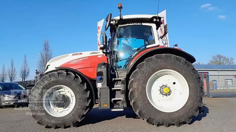 E-FARM: Steyr Absolut 6280 CVT - Traktor - id VPKSVN9 - 178.000 € - Baujahr: 2023 - Abgelesene Motorstunden: 399,Motorleistung (PS): 299,Deutschland