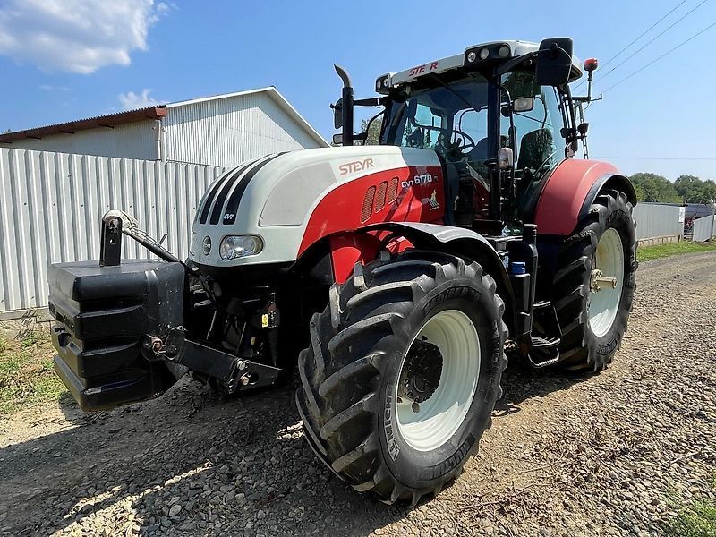 E-FARM: Steyr CVT 6170 - Trattore - id GLATFAN - 65.057 € - Anno di costruzione: 2014 - Ore: 7.157,Potenza del motore: 170,Ungheria