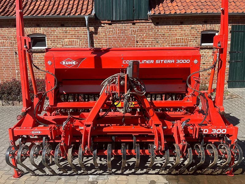 Kuhn drillmaschine combiliner sitera 3000 + vorläufer kuhn cd 3000 Půdní vrták 24 750 €