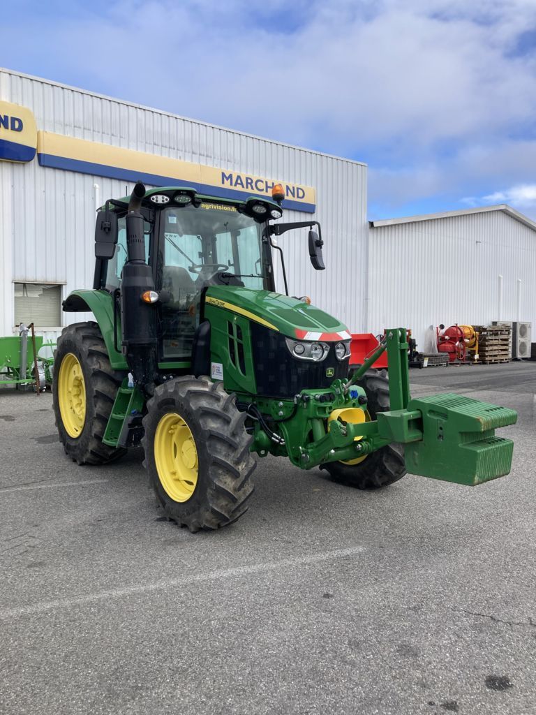 E-FARM: John Deere 6100 M - Tractor - id PARMP75 - 80.000 EUR - Anul: 2021 - Citeste ore: 2.058,Muterea motorului: 100,Franța