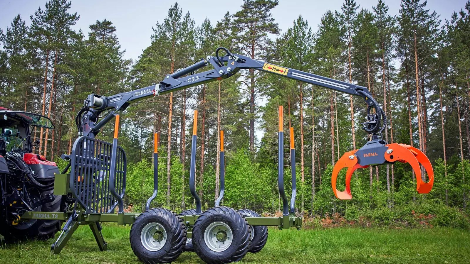 Farma c6,3-t8 Forestry trailer €16,596