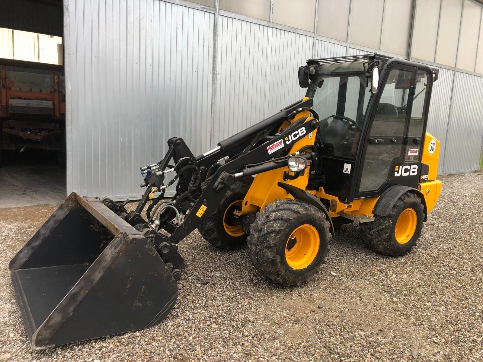 E-FARM: JCB 403 mit kabine, euro, 50ps, hohe hubhöhe - Wheel loader - id WJATZN2 - Year of construction: 2021 - Engine hours: 400,Engine power (HP): 50,Austria