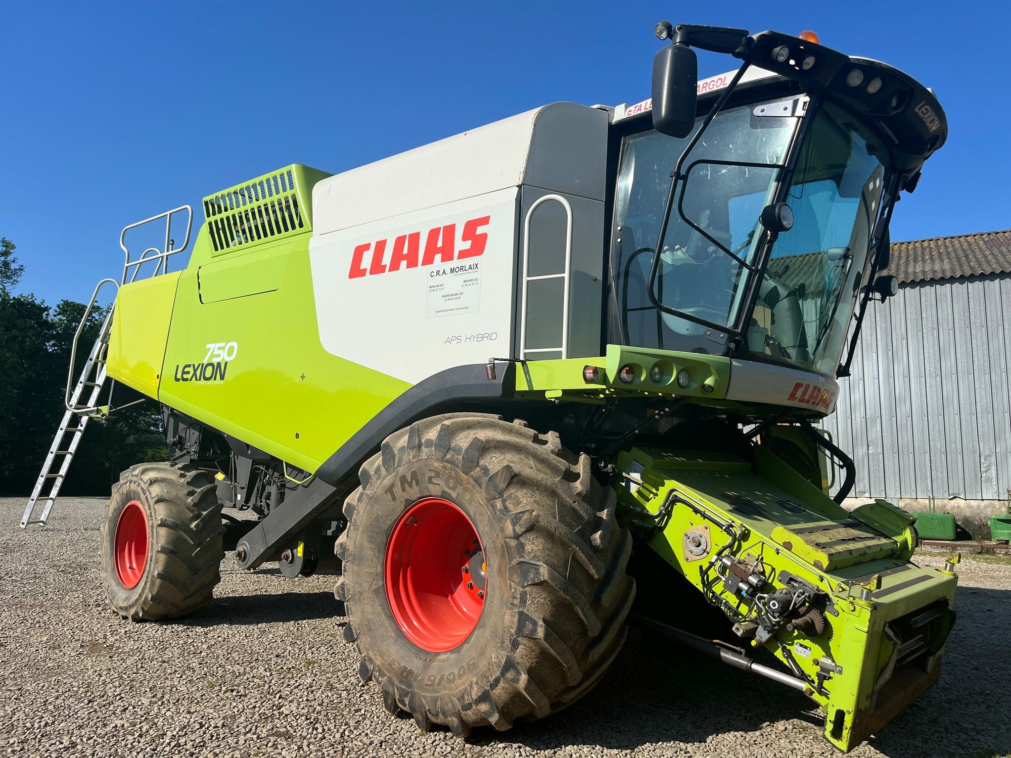 E-FARM: Claas Lexion 750 - Mähdrescher - id L7B12YN - 128.000 € - Baujahr: 2011 - Abgelesene Motorstunden: 3.800,Frankreich